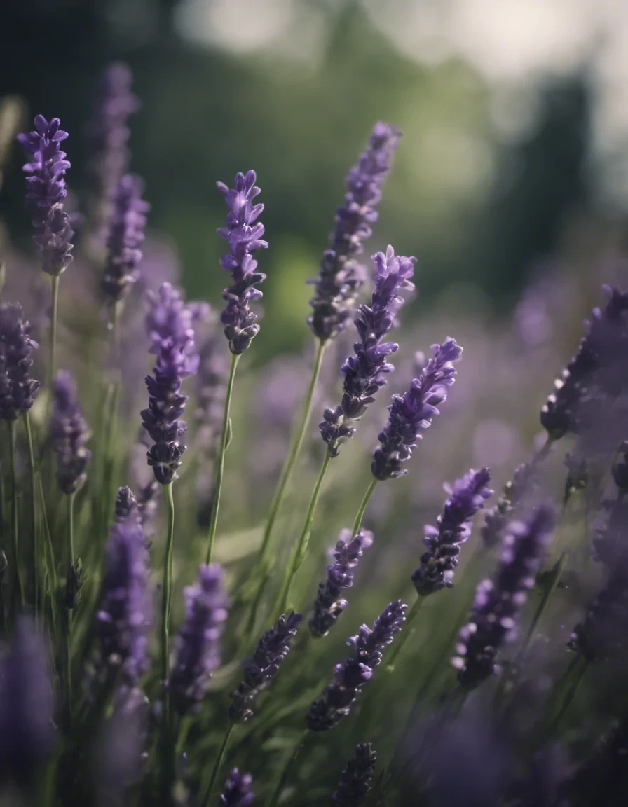 frame of flowers, lavender and green flowers, magnificent, ultra realistic, highest resolution, detailed, harmonious