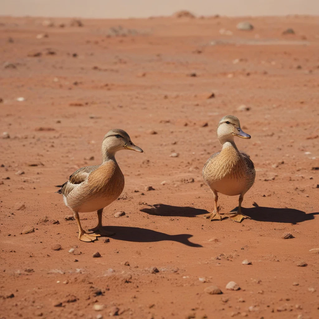 ducks on mars