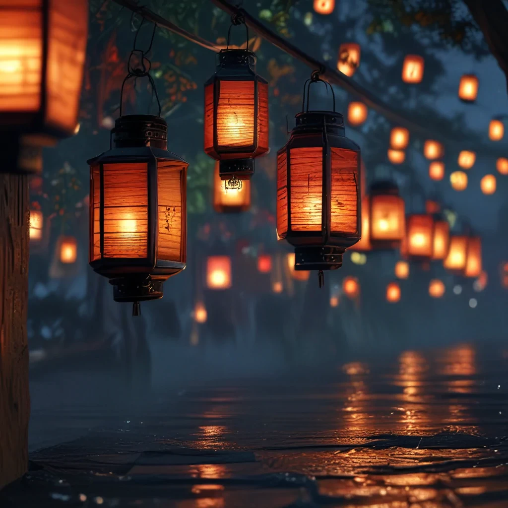 Lanterns, hd, 8k