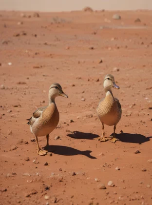 ducks on mars