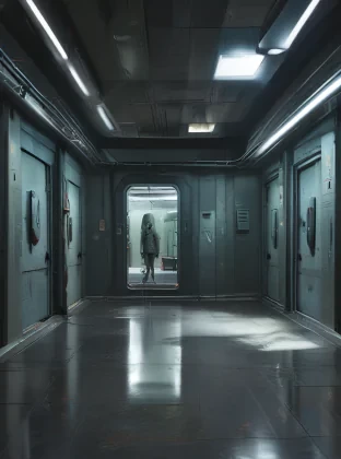 Embark on an extraordinary journey as you behold the hyper-realistic depiction of the secretive interiors of Area 51. In this captivating scene, witness the mysterious chambers, advanced technology, and clandestine activities shrouded in secrecy for decades