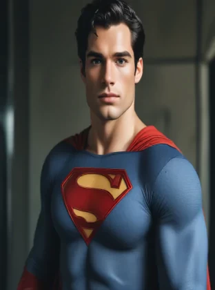 instagram photo of an handsome, superman, 4K
