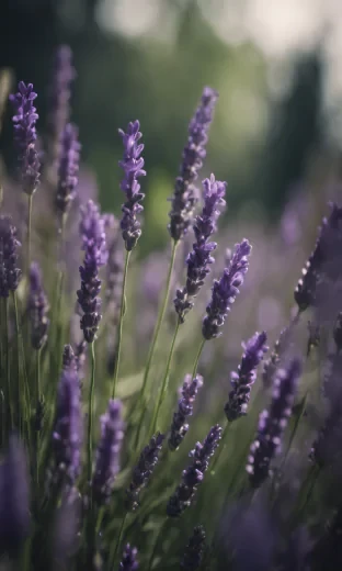 frame of flowers, lavender and green flowers, magnificent, ultra realistic, highest resolution, detailed, harmonious