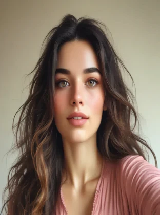 instagram photo of an pretty, woman, 4K